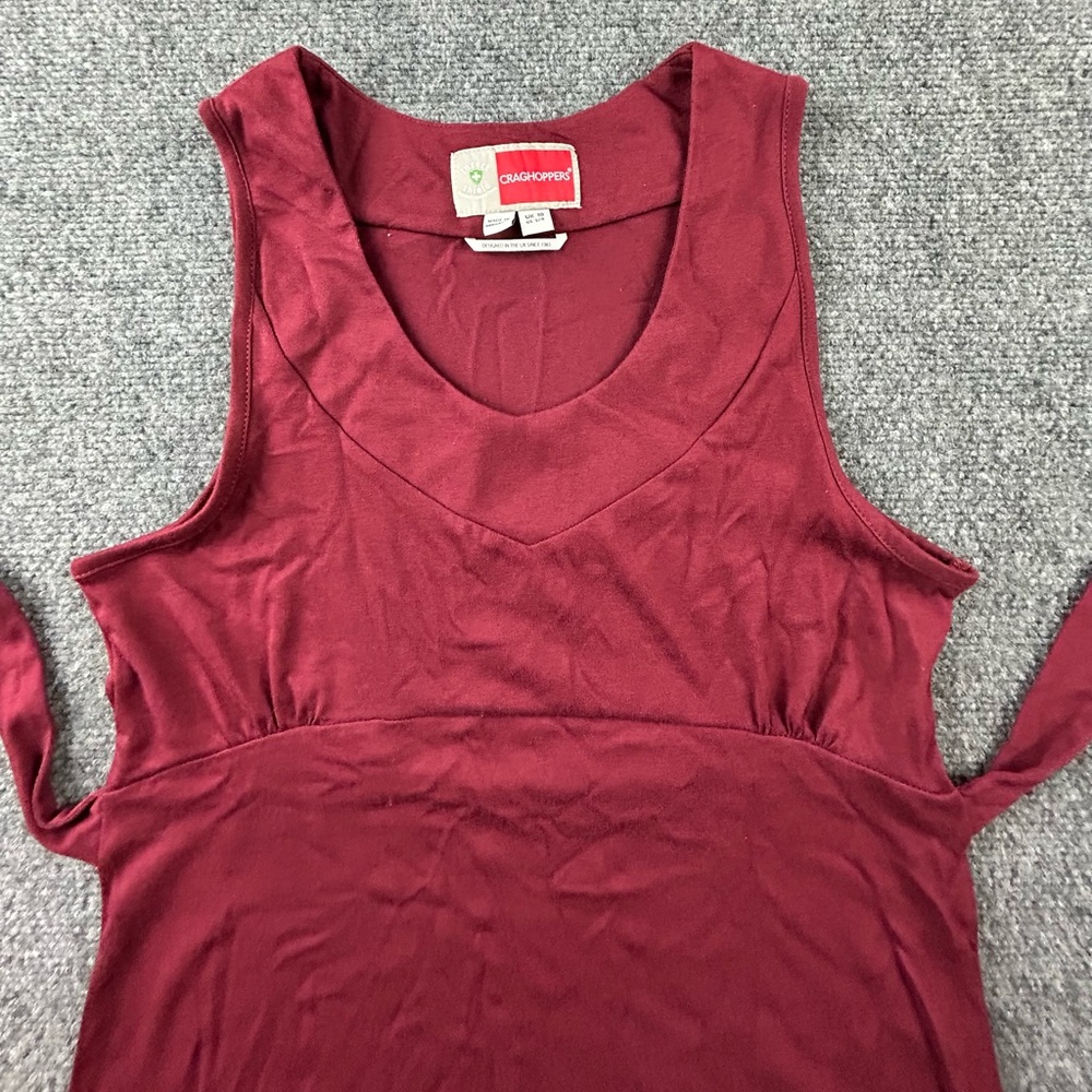 Craghoppers Nosilife Siena Dress Cranberry Insect Shield Repellent Size S/6 - Picture 7 of 9